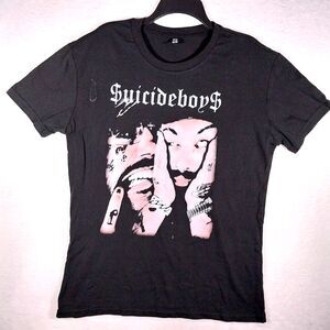 Suicideboys T Shirt Mens Size Large Black G59 Rap Metal Hip Hop Graphic Tee#E102